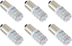 BlyilyB 6-Pack BA9S 3014 30SMD Blue LEDS BA9 BA9S 53 57 1895 1445 17053 64111 LED Bulbs Side Door Courtesy Lights Cargo Lights Gauge Lights