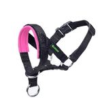 ILEPARK Dog Head Collar with Padded Fabric, Head Harness for Dogs, Anti pulling Head Halter Collar, Adjustable and Easily Control (M, Pink)