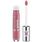 Essence Extreme Shine Volume Lip Gloss, No. 09 Shadow Rose, Nude, Radiantly Fresh, Shiny, Translucent, Vegan, Oil-Free, Alcohol-Free (5 ml)