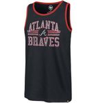 47 Men's Atlanta Braves Winger Flanklin Blue Tank Top - MLB Muscle T-Shirt (Medium), Atlanta Braves, Blue, Medium