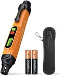 Gas Leak Detector; VITITE Propane and Natural Gas Detector; Mini Portable Gas Alarm to Locate Combustible Gas Leak Sources for Home and RV (Includes 2 Batteries & Carrying Pouch) - Orange, PT202