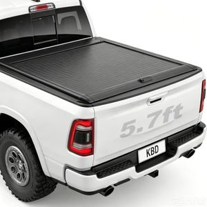 KBD Retractable Tonneau Cover Compatible with Dodge Ram 1500 2012-2025