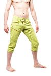 Ucraft "Xlite Rock Climbing, Bouldering and Yoga Knickers. Lightweight, Stretching, Breathable (412-XS-Pale Green)