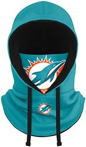 FOCO Miami Dolphins NFL Drawstring Hooded Gaiter