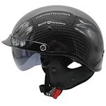 Motorcycle Half Helmet,with Open Fa