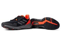 adidas Men's Terrex Soulstride Trail Running, Black/Grey/Solar red, 11