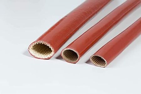 Guaina protezione tubi vano motore Auto. Resistenza calore raggi UV olio benzina, Colore ROSSO, diametro disponibile da 1 mm a 25 mm, venduto al metro (ID 8 mm)
