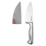 Sabatier Forged Stainless Steel Chef Knife with Edgekeeper Self-Sharpening Blade Cover, High-Carbon Stainless Steel, Razor-Sharp Kitchen Knife to Cut Fruit, Vegetables and More, 6-Inch