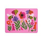 WildLove Reversible Silicone Placemat for Kids, 1pk, Bee