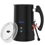 Milk Frother, Electric Milk Frother & Steamer for Latte, Cappuccino, Hot Chocolate, Automatic Milk Foamer with Hot and Cold Milk Functionality, Stainless Steel, Strix Control, FDA Approved