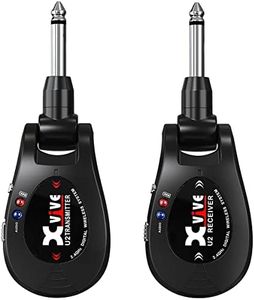 Xvive U2 Guitar Wireless System with Transmitter and Receiver for Electric Guitars, Amp, Bass, Violin (Black)
