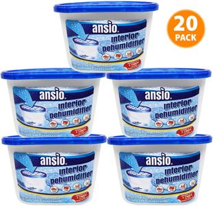 ANSIO Dehumidifier Pack, 500ml Moisture Absorber – 20 Count