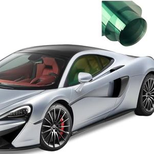 Colorful Car Window Tint Film, 99% UV 99% IR Sun Heat Blocking, HD Anti-Glare One Way Privacy Window Film, Beautiful No Fading Durable Glass Tint, Easy Install (Orange-Green, 60% VLT, 20in x 10ft)