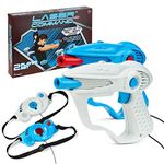 Relsy Laser Tag Set 2 Player Kids Toys - Safe Infrared Laser Tag Game For Kids - 2 x Toy Guns & Target Vests - Toys For Boys & Girls - Laser Command