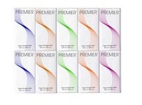 Premier Facial Hanky Pack Pocket Tissue Paper 2 Ply - Pack of 10 (15 Pulls *10 = 150 Pulls, 300 Sheets) (Pack of 2)