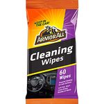 Armor All Car Interior Cleaner Wipes, Interior Cleaning Wipes for Cars, Trucks, Motorcycles, 60 Each