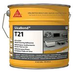 SIKA - Wood flooring adhesive - SikaBond-T21 - Brown - All-in-one wood floor adhesive, moisture vapour and sound reduction membrane - Low odour - 15.14 L