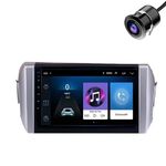 Modorwy 9 inch Car Android System with AHD Camera & Frame|OS 13 | 1GB+32GB|Wireless CarPlay Android Auto Double Din Car Multimedia Player | Inbuilt Bluetooth Wi-Fi Compatible with Toyota Innova Crysta
