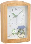 Rhythm My Neighbor Totoro 4RM752MN06 Alarm Clock Music Box with Melody Brown Totoro R752N