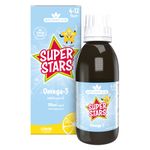 Natures Aid Super Stars Omega 3 Fish Oil for Children, Natural Lemon Flavour, 150ml