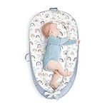 Baby Nest Lounger Cot Bed for Co Sleeping Portable Baby Bassinet Soft Breathable Newborn Lounger Perfect for Newborn Gift Napping Co-Sleeping and Traveling Soft Cotton from 0-18 Months