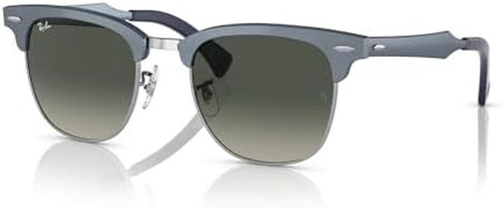Ray-Ban RB3507 924871 51MM Blue On Silver/Grey Square Sunglasses for Men for Women