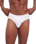 FALKE Men Daily Comfort Briefs 2-Pack, White (White 2000), S