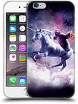 Head Case Designs Officially Licensed James Booker Pizza Sloth Space Unicorn Ride Soft Gel Case Compatible with Apple iPhone 6 / iPhone 6s