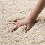 ZARACARPETS; 'can Change The Floor Solid shag Carpets and Rugs Size 3 Feet by 5 Feet (90X150 CM)