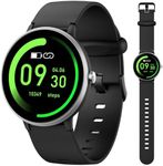 Smart Watch for Kids Boy Girl, Kids Watch Waterproof with 19 Sport Modes, Pedometer, Sleep Monitor, Kids Watch for Girls Boys 6-16 Birthday Gifts Toy Gift (Black)