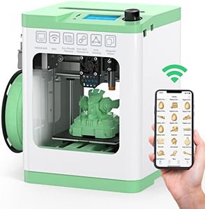 Tina2S 3D Printer with WiFi Cloud Printing, Fully Assembled and Mini 3D Printer for Beginners and Kids with Auto Leveling, High Precision Printer with Smart Control and Heated Spring Steel Build Plate