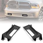 Wsays Tow Hook Bezel Kit Front Left & Right Side Compatible with Dodge Ram 1500 2013-2019 Replace OEM 68196982AA