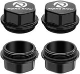 Foruly Replacement for Aluminum Vortex Trailer Hub Replacement Caps w/O-Ring 5 Lug Axle Dust Grease Cap K71-G01-73 (81143) 21-261 Trailer Hub (4Pack)