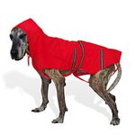 PetWale Reflective Raincoat - Red (size : XXLarge)