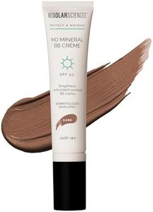 MDSolarSciences Mineral BB Creme SPF 50 | Hydrating, Sheer Tinted Mineral Sunscreen with Niacinamide, Caffeine & Squalane | Blurring, Anti-Aging, Clean & Reef Safe | Dark 1.23 oz