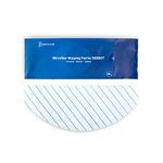 ECOVACS Microfibre Wiping Cloths (Disposable), Pack of 25 - Original Accessories for N8, T8 and T9 Series Robot Vacuum Cleaner with Mop Function, D-MM25-2027, White