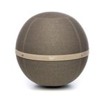 Bloon Paris Ergonomic Sitting Ball Chair - Premium Desk Chair for Home and Office with Active Seating - Durable & Stylish Balance Ball Chair - Taupe - Regular Size