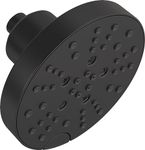 Delta Faucet 52668-BL UniversalShoweringComponents H2Okinetic 5-Setting Raincan Shower Head, Matte Black