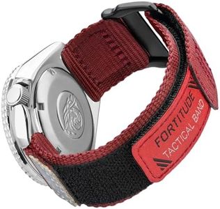 Ritche Nylon Sport 20MM Quick Release Watch Band for men women,Replacement Sekio Watch bands Red, Valentine's day gifts for him or her