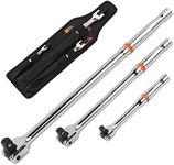 HORUSDY 3-Piece Breaker Bar Set, 1/