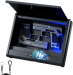 PINEWORLD Gun Safe,Biometric Gun Sa