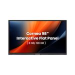 Cornea 98 Inches 4K UHD Touch Screen LED TV UltraTouch Display Interactive Flat Panel Monitor(3840 x 2160 Pixels) Android 13 Ideal for Schools,College,Institute,Home&Office.