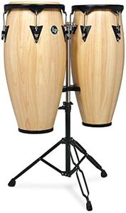 Latin Percussion LP City Wood Congas 10" & 11" Set - Natural Satin Finish