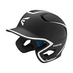 Easton Z5 2.0 Batting Helmet | Baseball Softball | Senior | Matte Black/White | 2020 | Dual-Density Impact Absorption Foam | High Impact Resistant ABS Shell | Moisture Wicking BioDRI Liner