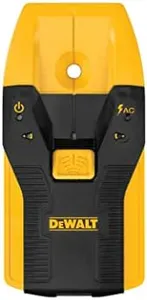 DEWALT Stud Finder, 3/4”, Locate Framing Studs Efficiently with LED Arrows, Ideal for Wood and Metal, AAA Batteries Included (DW0100)