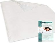 allsaneo Premium Allergy Sufferers Duvet Cover 240 x 220 cm | Allergy Bed Linen Extra Soft and Lightweight | Anti Mite Encasing | Mite Protection | Allergy-Proof Intermediate Cover | TÜV Tested