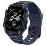 Spigen Rugged Armor Pro Cover case Compatible with Apple Watch Series 10(46mm) - Navy Blue