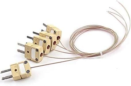 5pcs Pack High Accuracy K Type Mini-Connector Thermocouple Temperature Probe Sensor, 1 Meter Long Measure Range -200°C~260°C (-328°F~500°F)