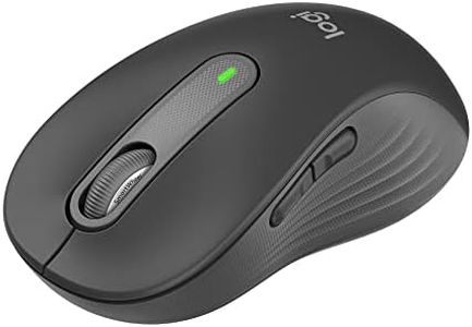 Logitech Signature M650 L Full Size Wireless Mouse - For Large Sized Hands, 2-Year Battery, Silent Clicks, Customisable Side Buttons, Bluetooth, for PC/Mac/Multi-Device/Chromebook