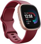 Google Fitbit Versa 4 Fitness Smartwatch with built-in GPS and up to 6 days battery life - compatible with iOS 15 or higher & Android OS 9.0 or higher, Beet/Copper Rose